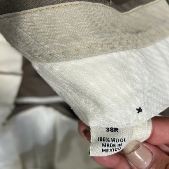 LORO PIANA MENS DRESS TROUSER PANTS 100 % WOOL Sz 38R - Picture 10 of 11